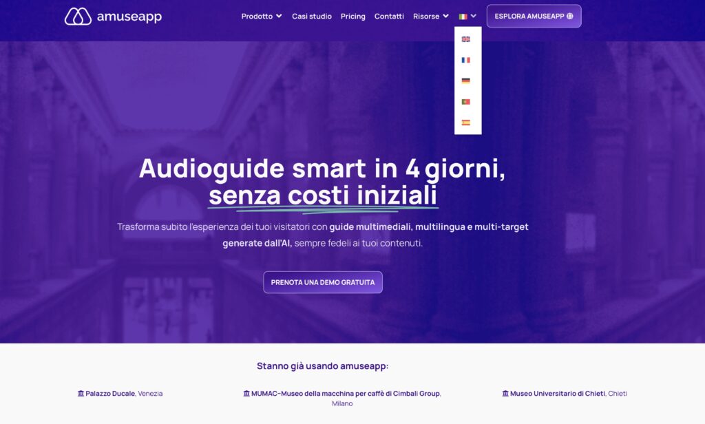 Amuseapp chiude un round da 350 mila euro per rivoluzionare l’esperienza culturale con l’AI