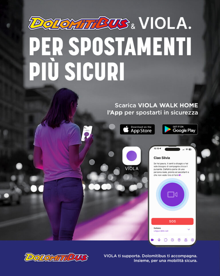 Dolomiti Bus annuncia la partnership con Viola