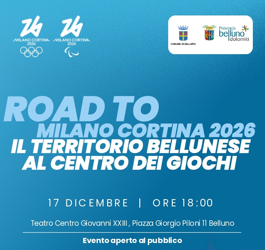 Road to Milano Cortina 2026: Il Bellunese protagonista