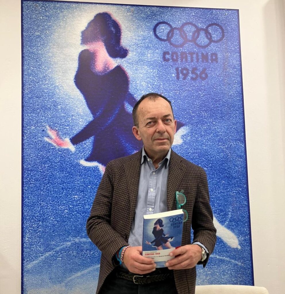 Cortina 1956 Olimpiadi 2026. Il saggio di Goldstein mette in parallelo le due manifestazioni (ilDolomiti)