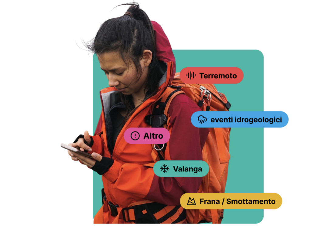 Azienda informatica Bellunese sviluppa app per segnalare rischi naturali