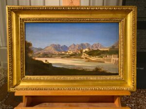 Una veduta di Caffi in prestito al museo civico di Belluno